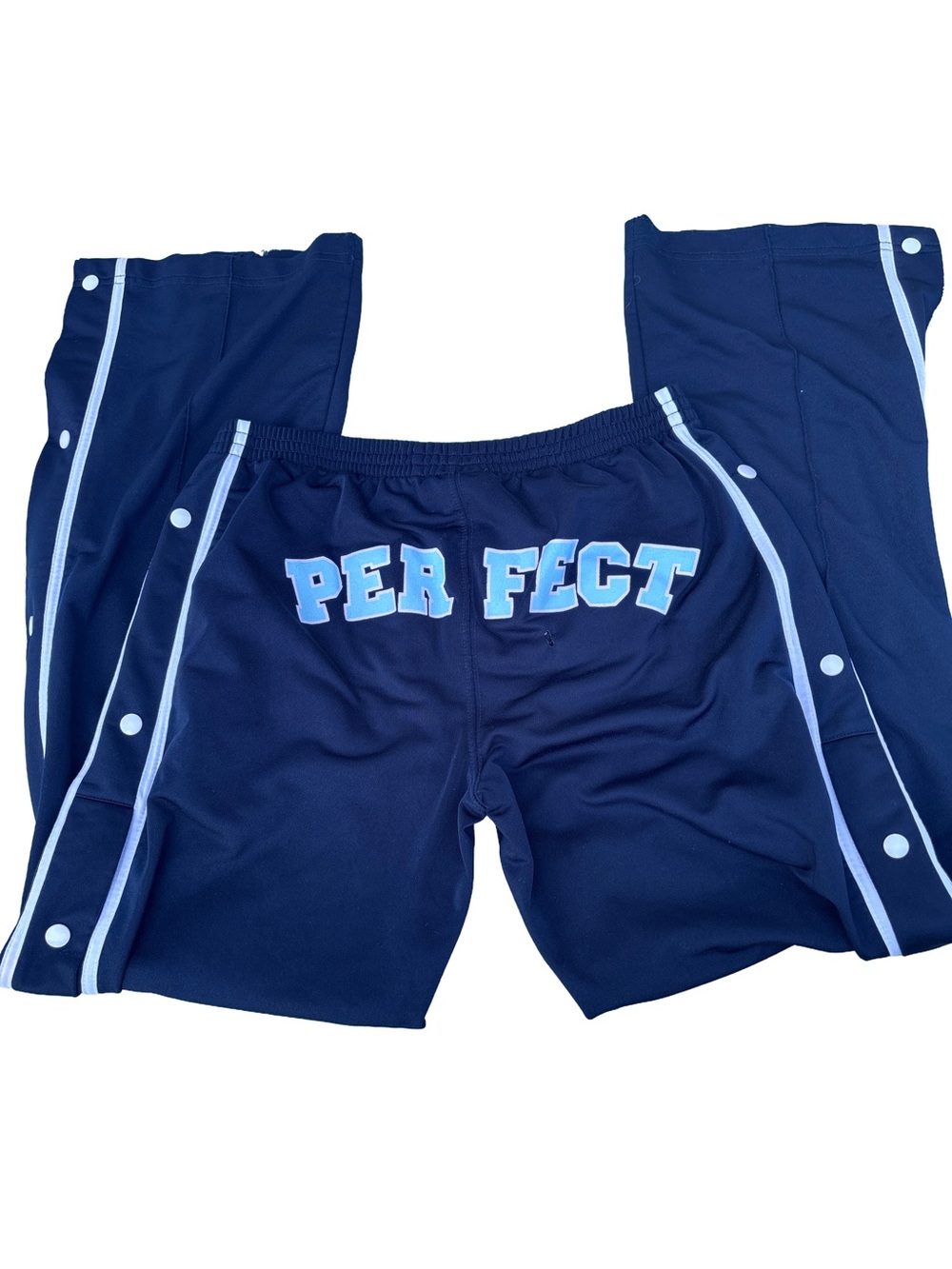 Instant Action Y2K "perfect" Snap Button Track Pants